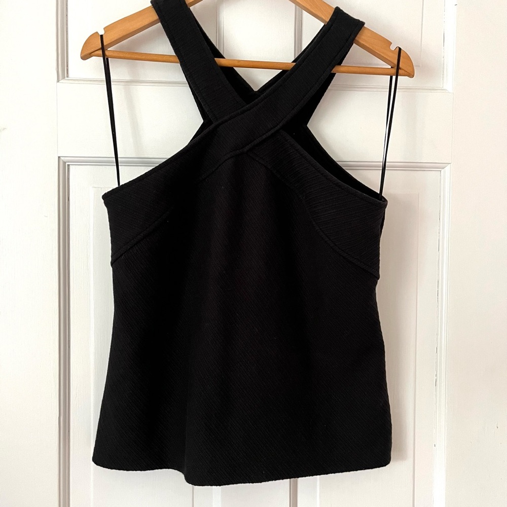 Anthropologie Black Sleeveless Top